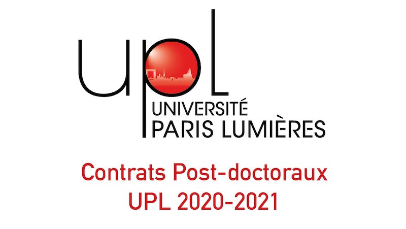 Contrats Post-doctoraux UPL 2020-2021